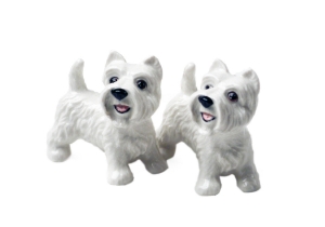 West Highland Terrier Cruet Set