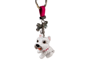 West Highland Terrier Key Ring