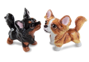 Chihuahua Long-haired Cruet Set