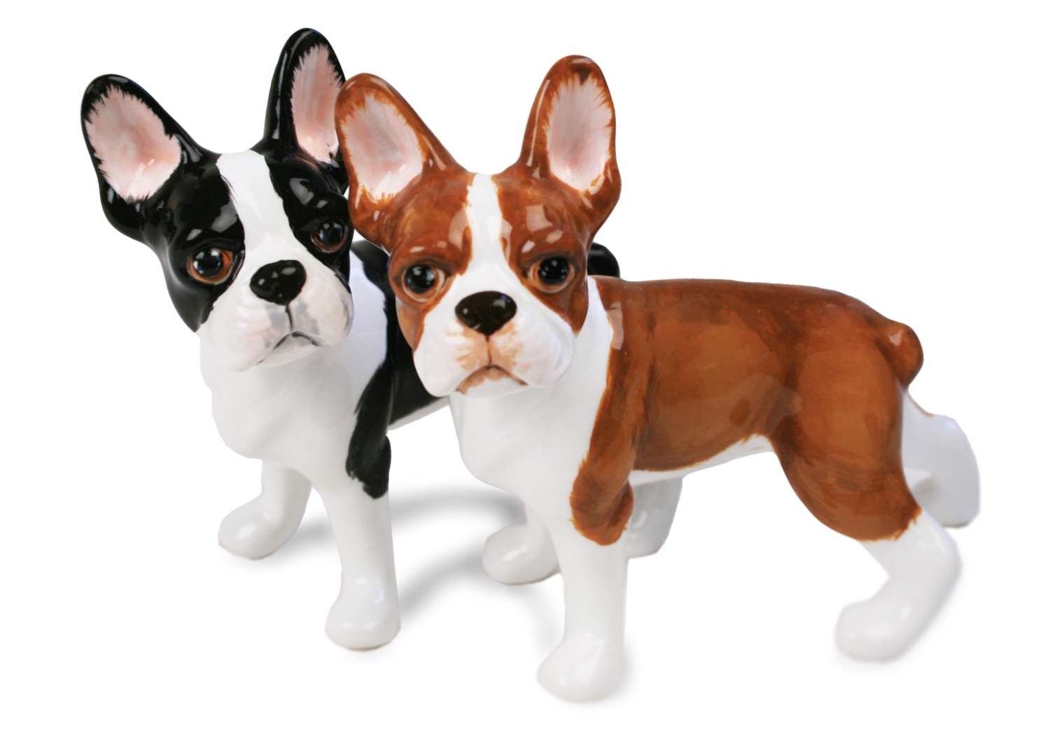 Boston Terrier Cruet Set