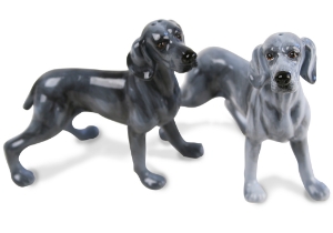 Weimaraner Cruet Set