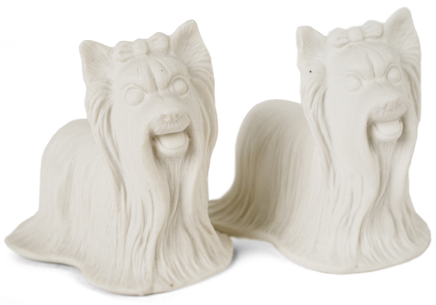 Yorkshire Terrier Unpainted Cruet Set