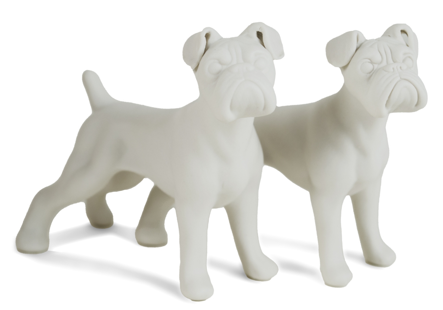Boxer Unpainted Cruet Set