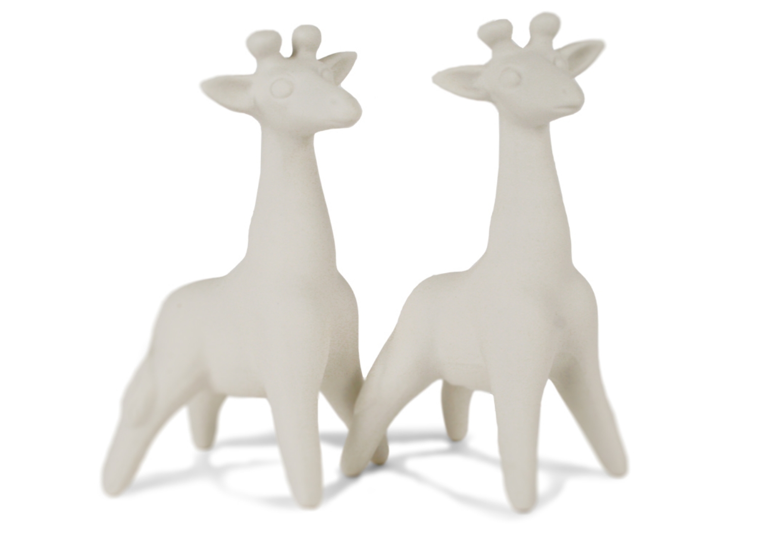 Giraffe Unpainted Cruet Set