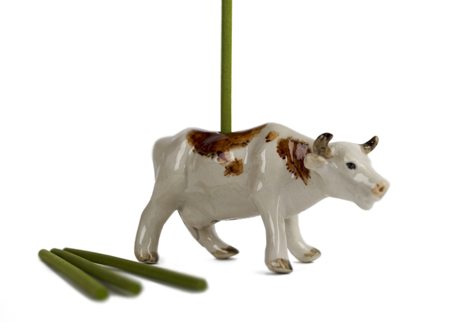 Cow Figurine Incense Burner