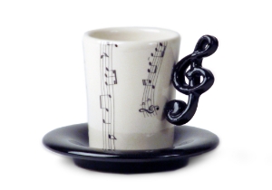 Treble Clef Espresso Cup