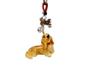Dachshund Long Haired Key Ring