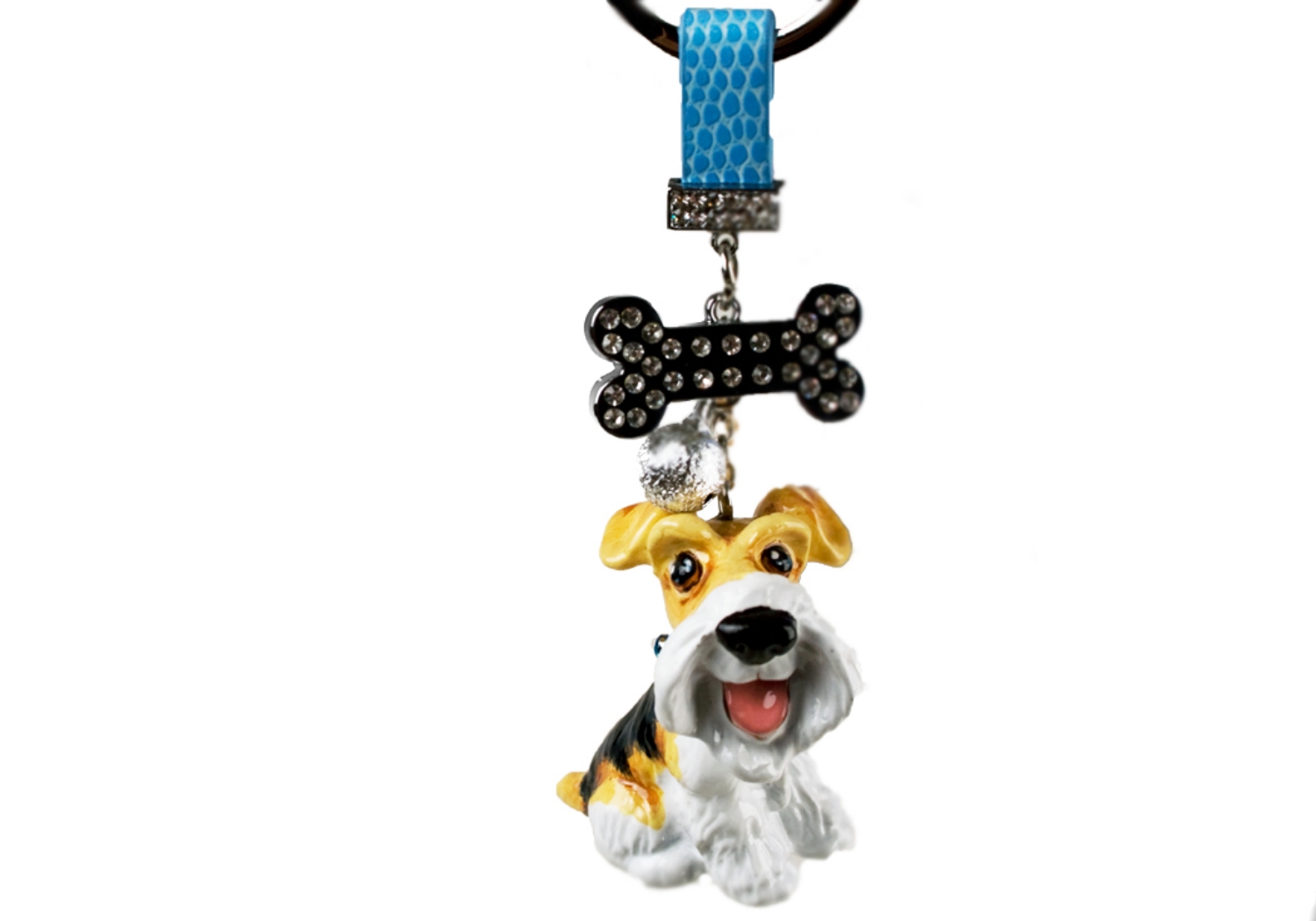 Wire Hair Fox Terrier Key Ring