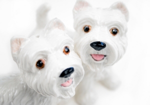West Highland Terrier Cruet Set