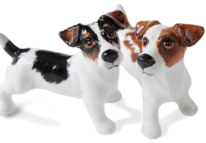Jack Russell Cruet Set