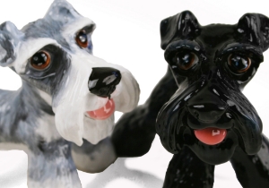 Schnauzer Cruet Set