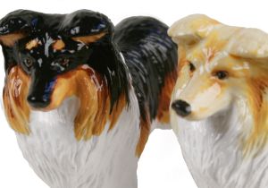Rough Collie Cruet Set