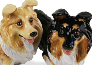 Shetland Sheepdog Cruet Set