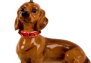 Dachshund Key Ring