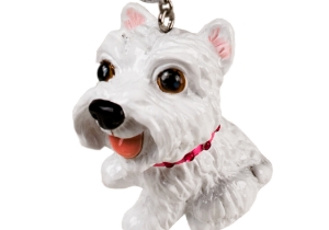 West Highland Terrier Key Ring