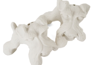 Schnauzer Unpainted Cruet Set